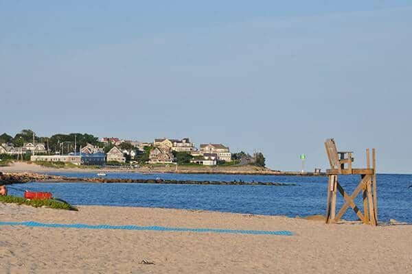 Falmouth Beach on Cape Cod