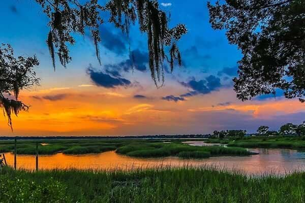 sunset beafort beach north carolina