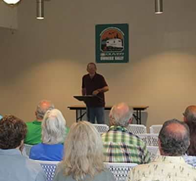 Rev. Holsenback, a local minister, coming to conduct our church service Sunday morning