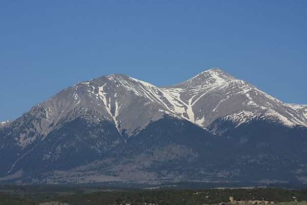 Mount Shavano seen in the distance