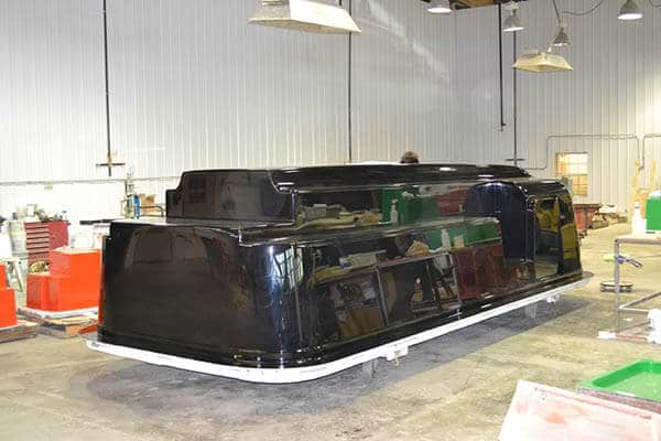 rv fiberglass shell construction