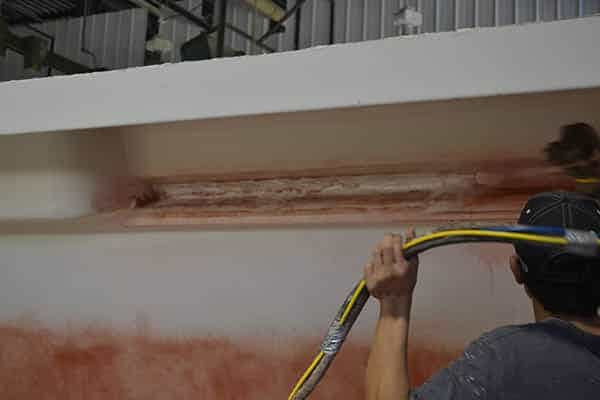 fiberglass hull construction