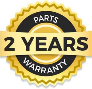parts 2 year warranty