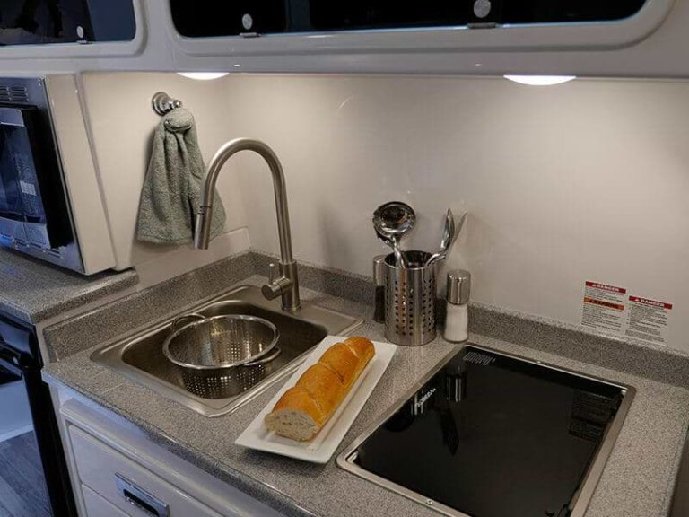 Small Pull Behind Camper with Kitchen, Bathroom & Shower, Air