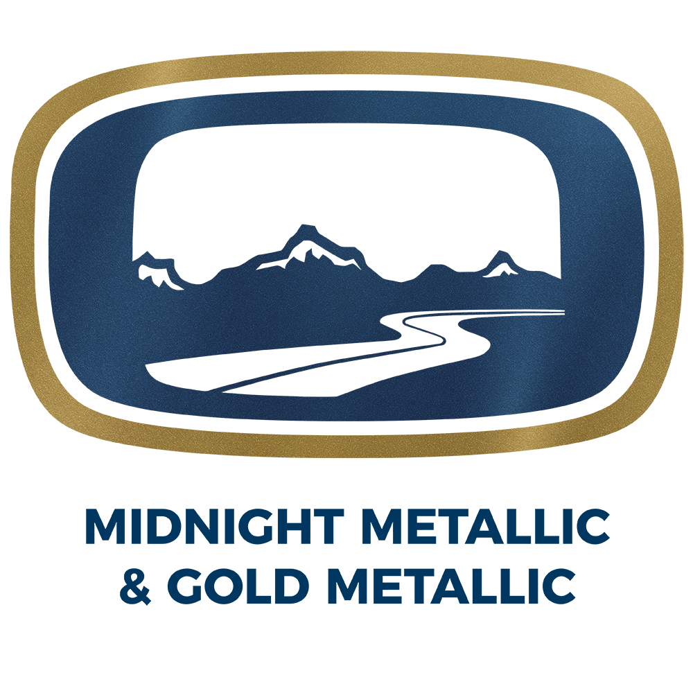 Midnight Metallic & Gold Metallic