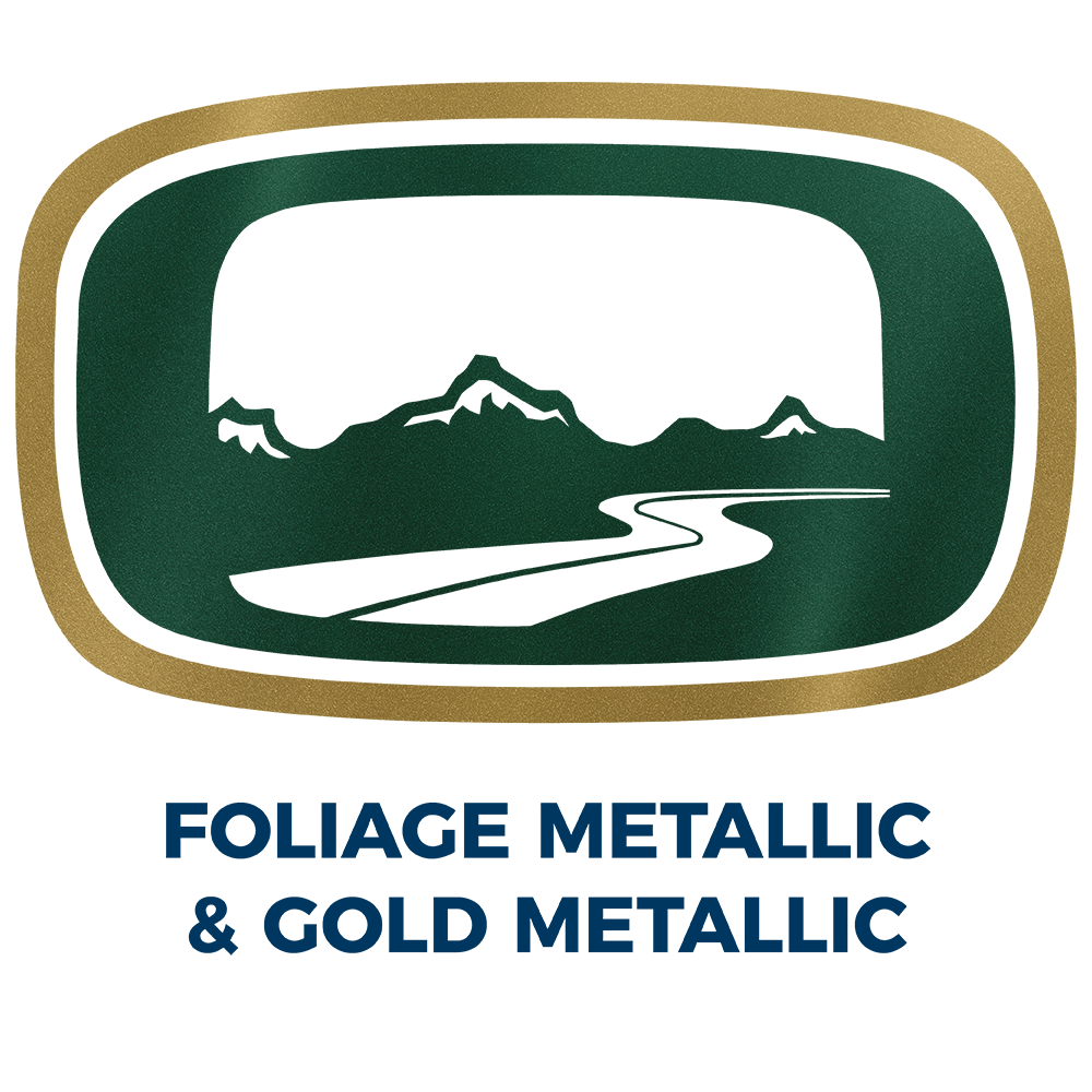 Foliage Green Metallic & Gold Metallic