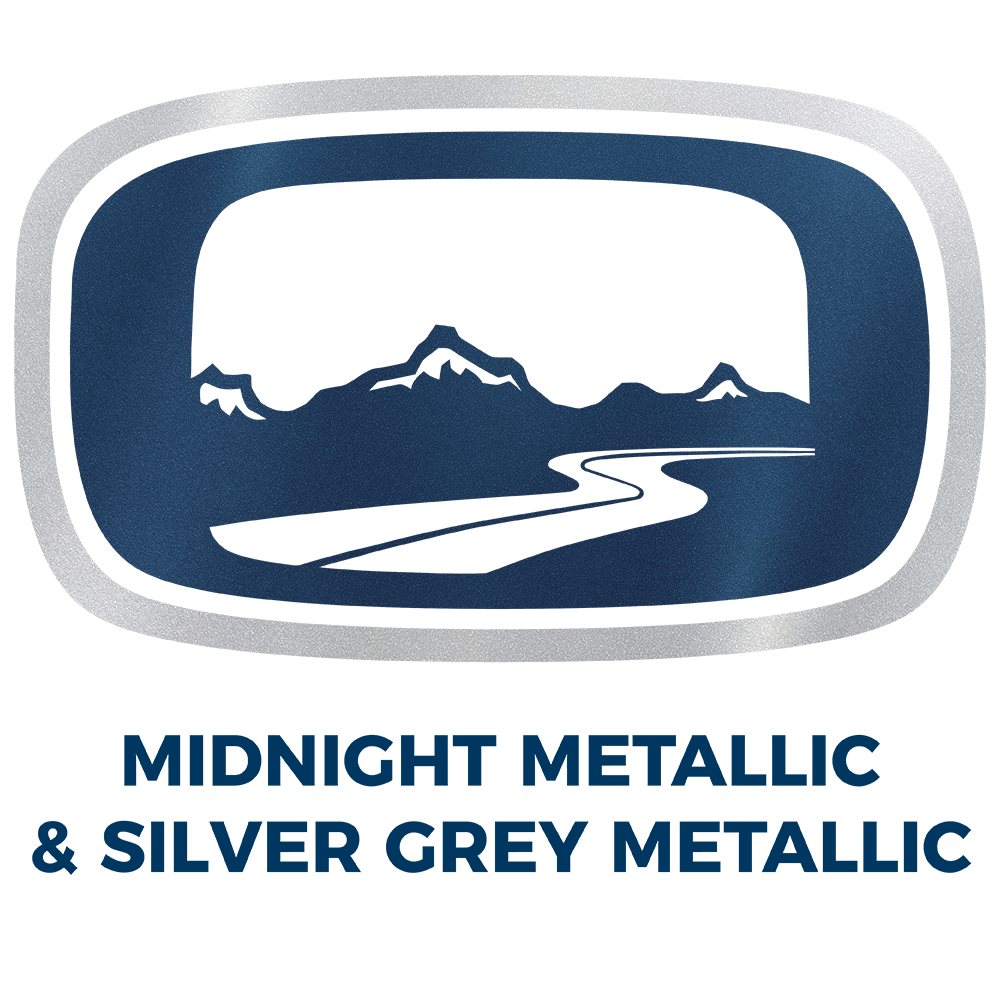 Midnight Metallic & Silver Grey Metallic