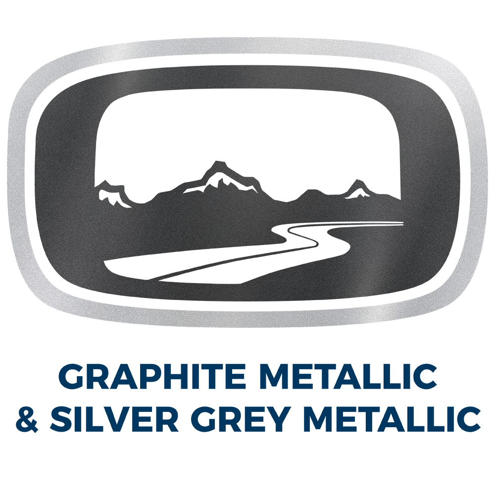 Graphite Metallic & Silver Grey Metallic