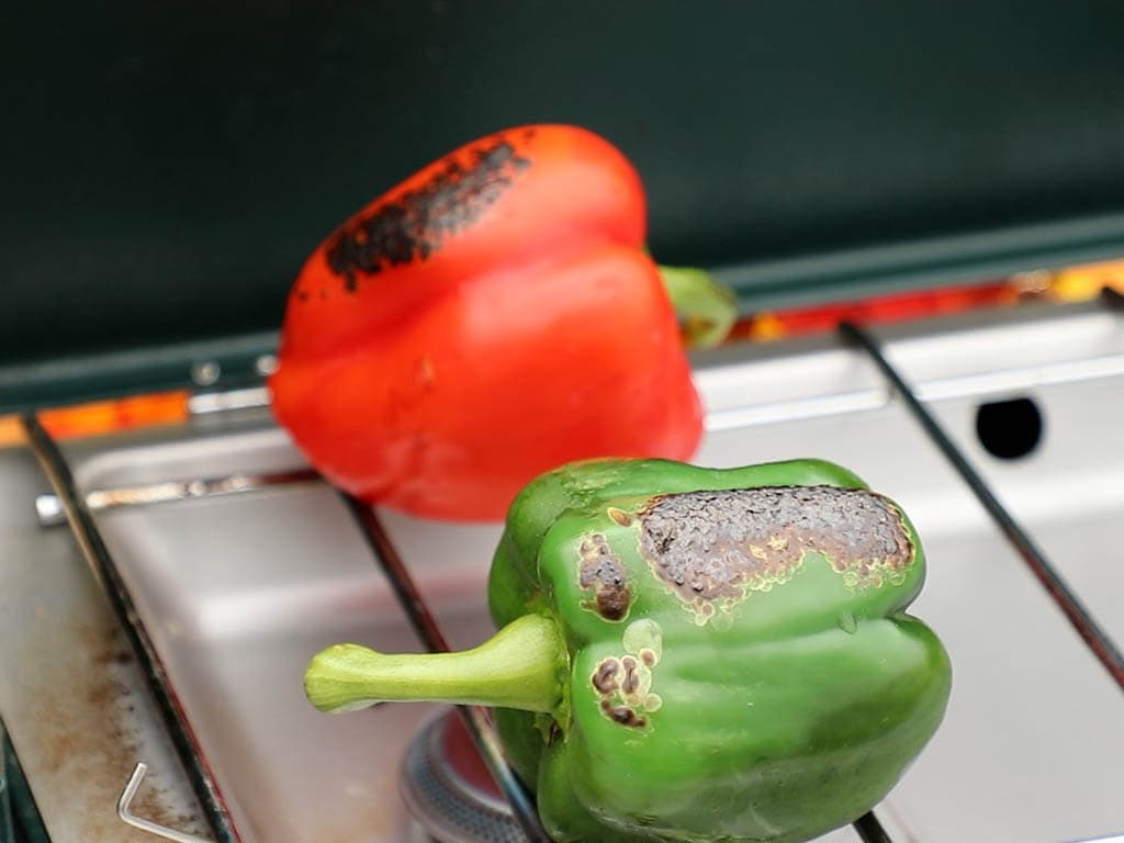 roasting bell peppers