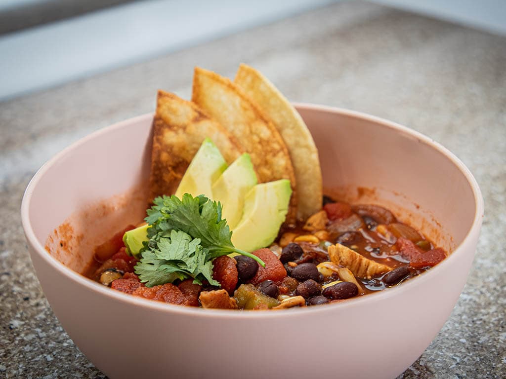 Black bean chicken chili recipe