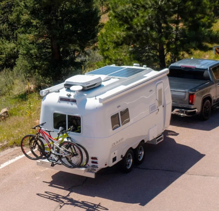 The Legacy Elite II RV Camper in the Mountains