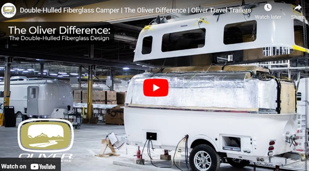 Double Hull Fiberglass Construction: The Quality of Oliver Travel Trailers