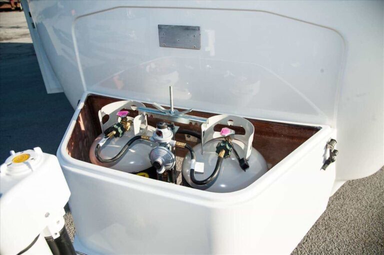 2 propane tanks are a standard feature for our RVs