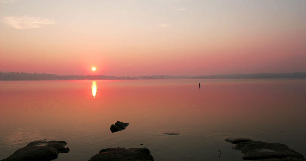 Tennessee's Percy Priest Lake at Dawn