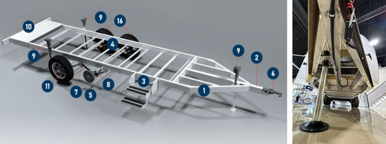 oliver travel trailers aluminum chassis frame