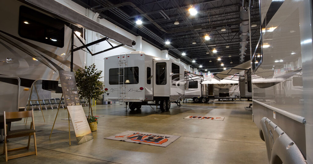 Attending an RV show offers the valuable opportunity to explore a diverse selection of campers up close, engage with sellers firsthand to ask questions, and experience the unique features of various models firsthand.