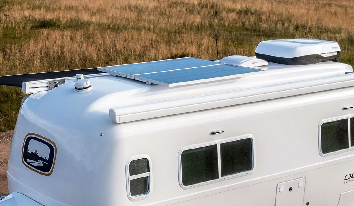 Solar Panels are Available for Added Convenience While Camping