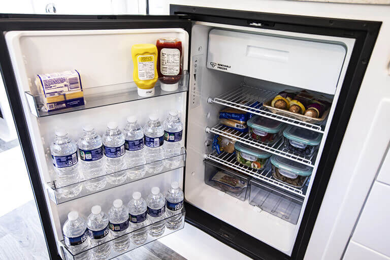 Oliver travel trailer fridge unit