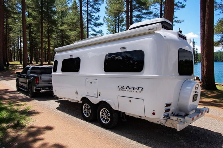 Luxury RV Trailer camping