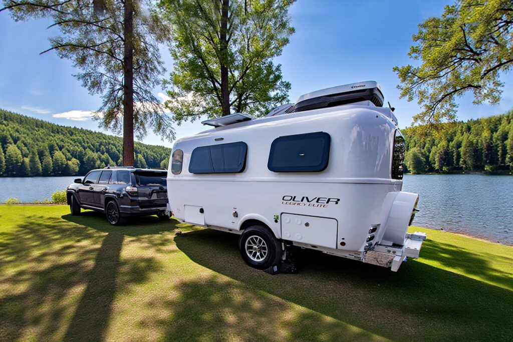 Luxury Elite fiberglass RV exterior