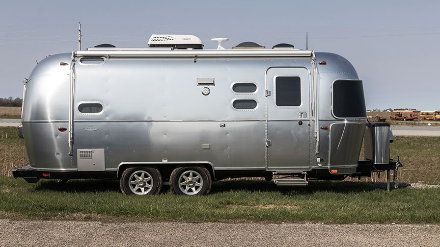Airstream travel trailer