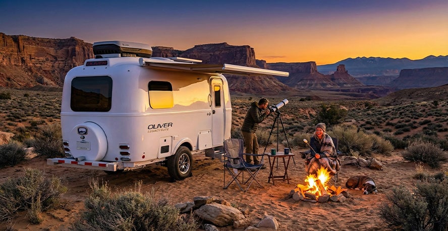 Small Campers with Kitchen and Bathroom